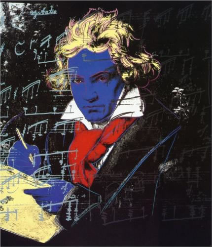 Andy Warhol - Beethoven yellow book