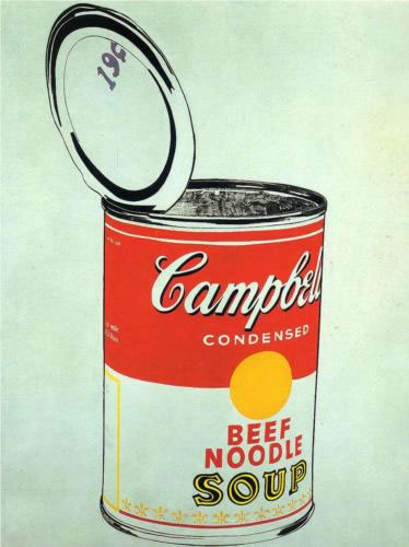 Andy Warhol - Campbell soup can beef