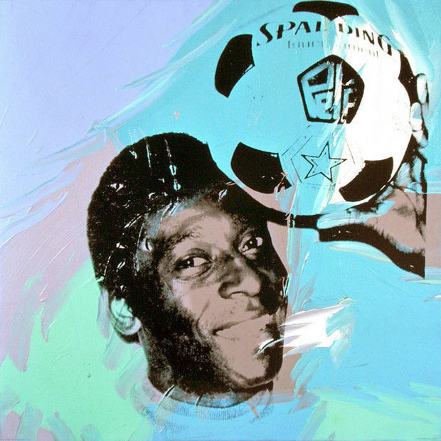 Andy Warhol - Pelè brazilian football player