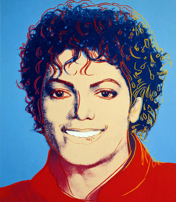 Andy Warhol - Portrait of Michael Jackson 01