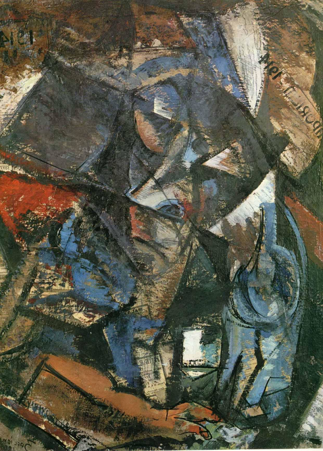 Boccioni Umberto - Figura a tavola