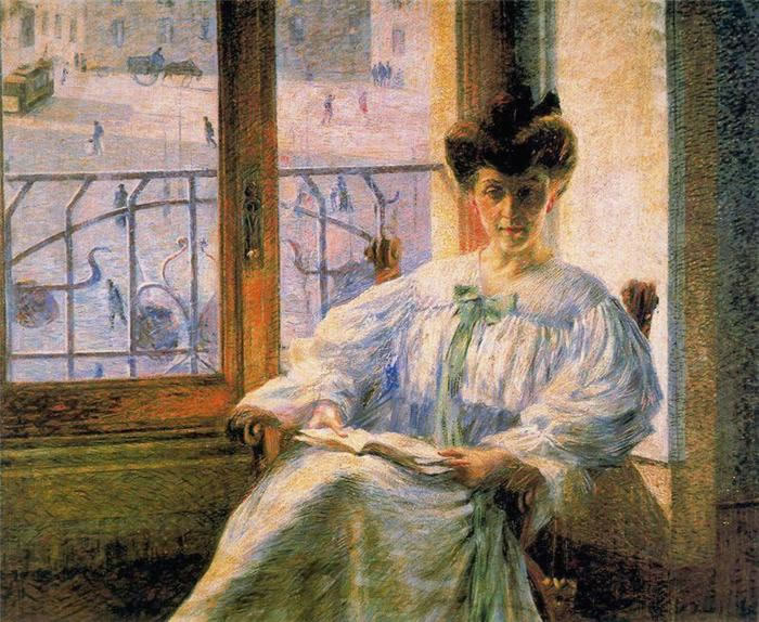 Boccioni Umberto - La signora massimino