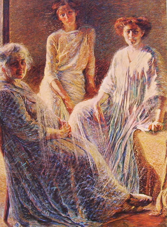 Boccioni Umberto - Tre donne