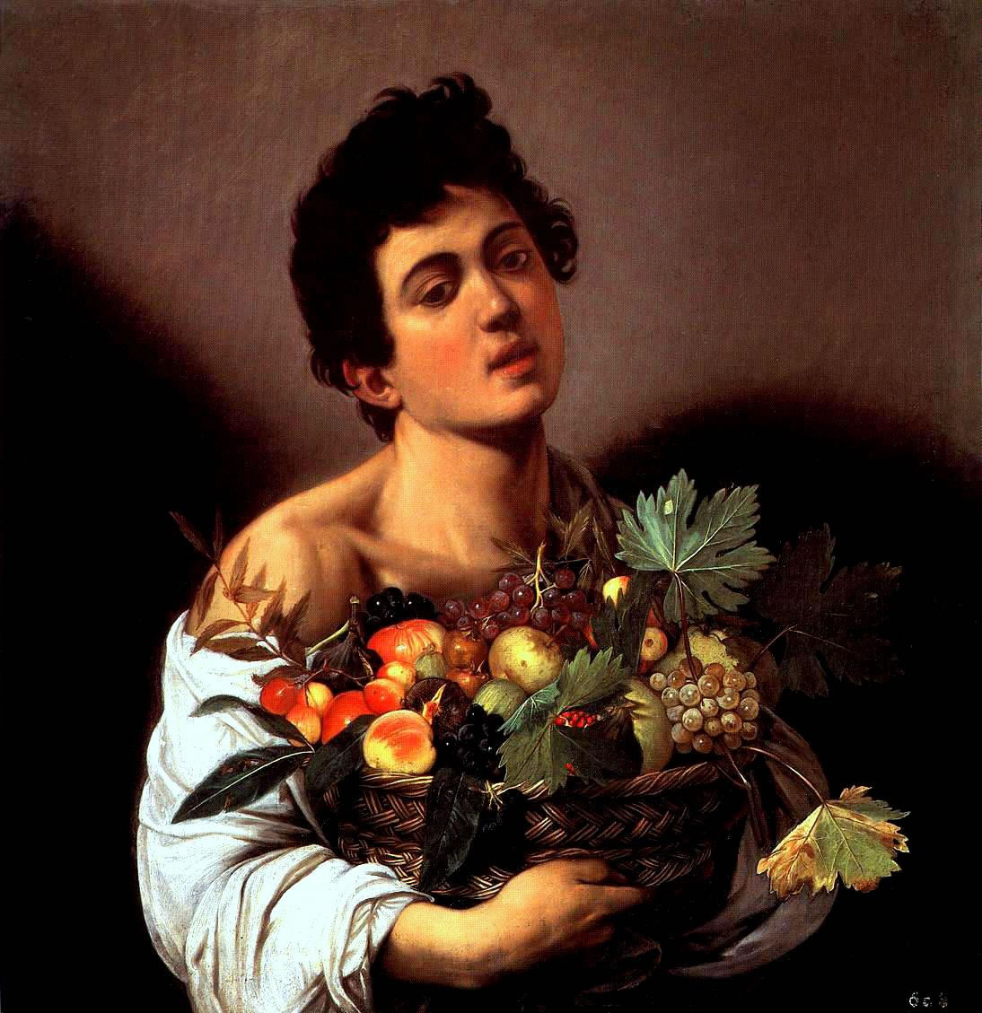 Caravaggio Michelangelo Merisi - Fanciullo con canestro di frutta