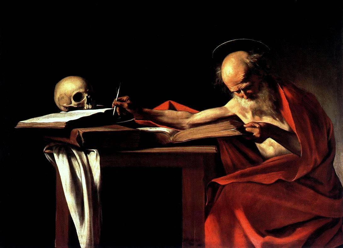 Caravaggio Michelangelo Merisi - San Gerolamo