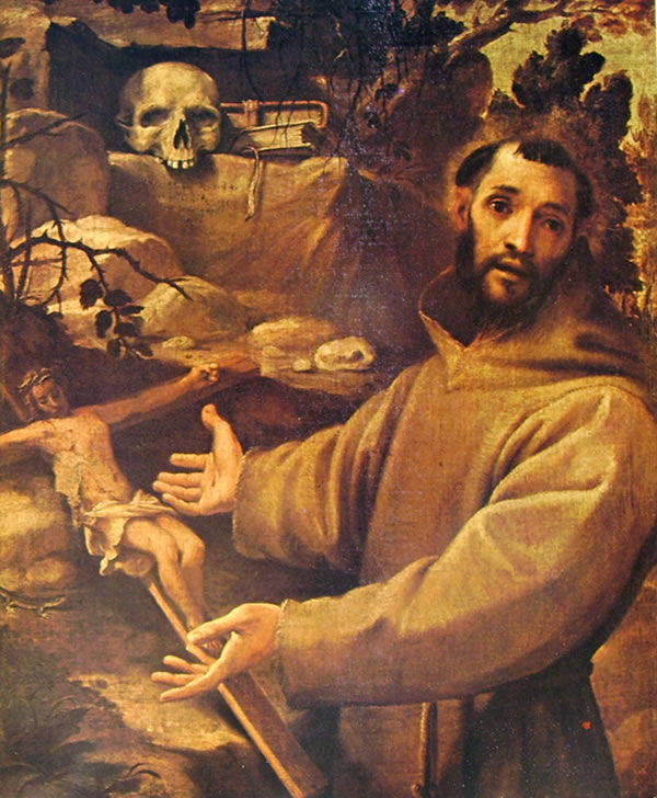 Carracci Annibale - San Francesco meditazione