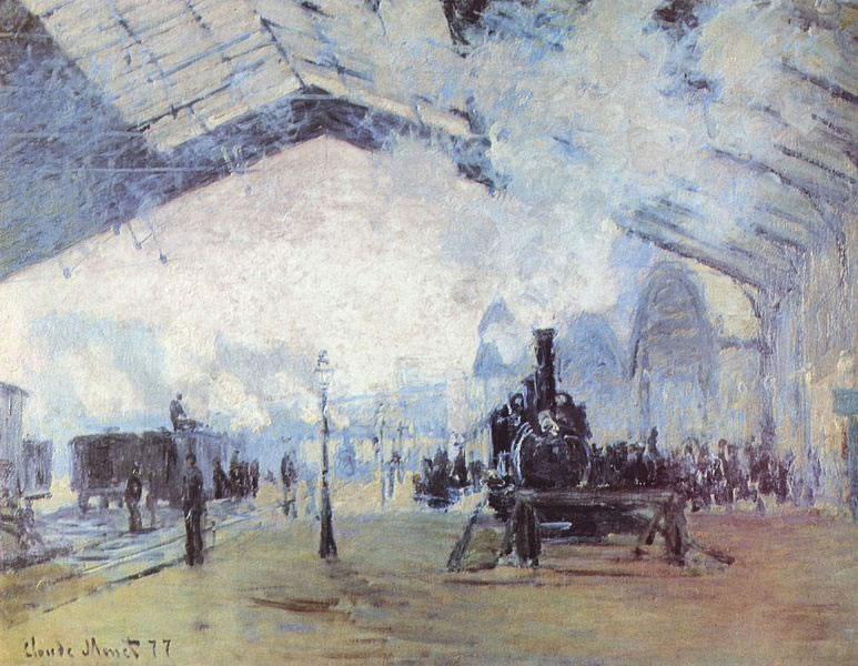 Claude Monet - La gare saint lazare