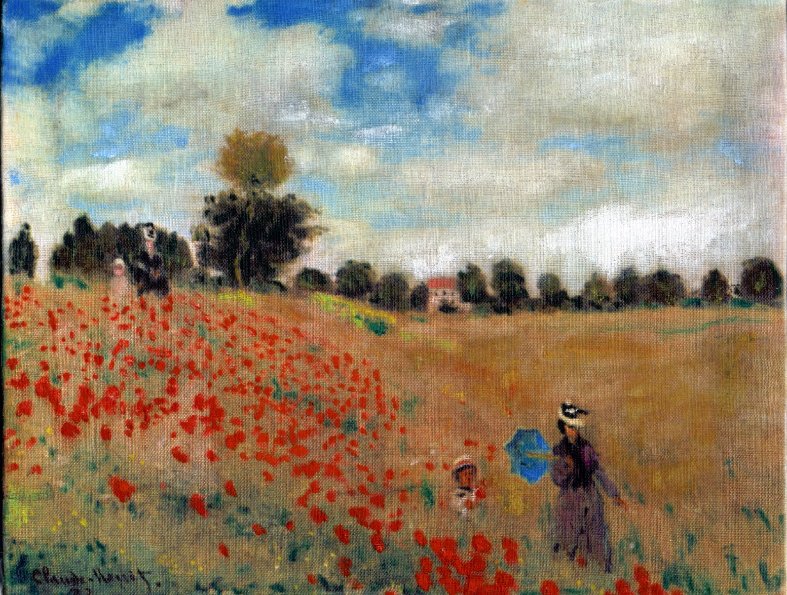 Claude Monet - Poppies blooming