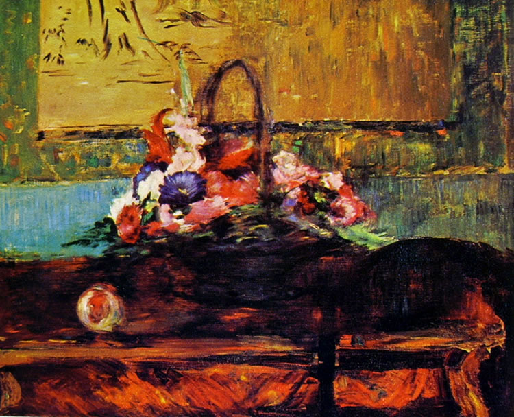 Edouard Manet - Cestino di fiori