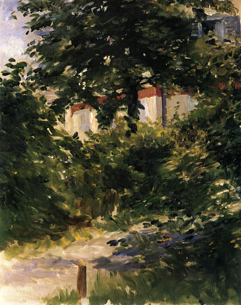 Edouard Manet - Gartenweg in rueil