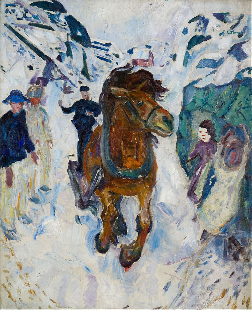 Edvard Munch - Galloping horse