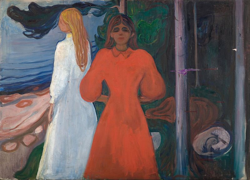 Edvard Munch - Red and white