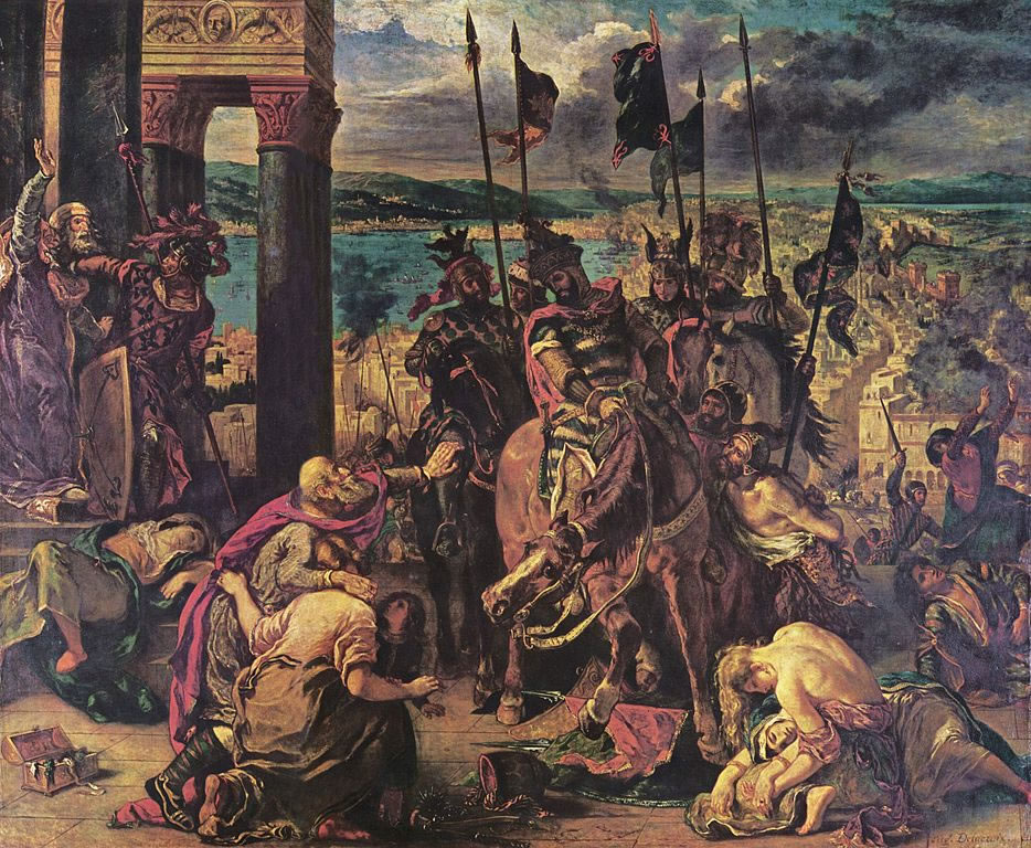 Eugene Delacroix - Entry of the crusaders in constantinople