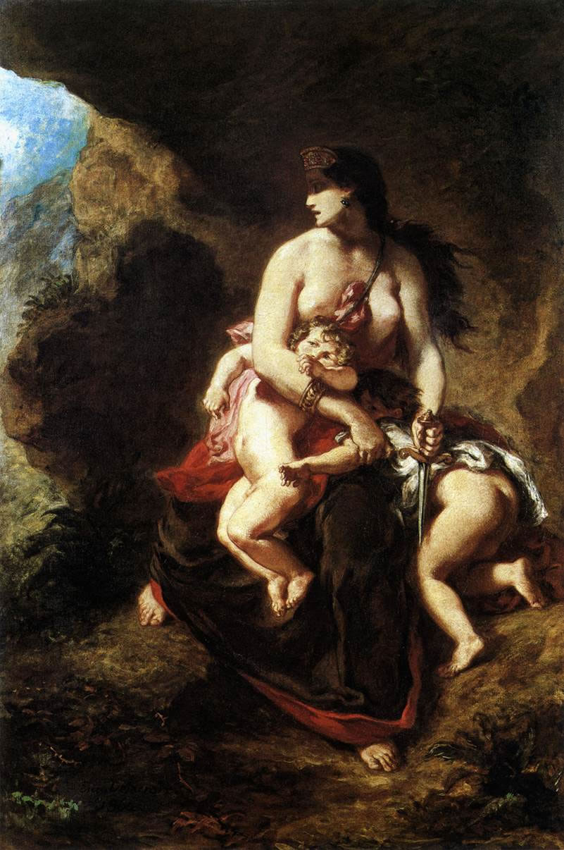 Eugene Delacroix - La furia di medea