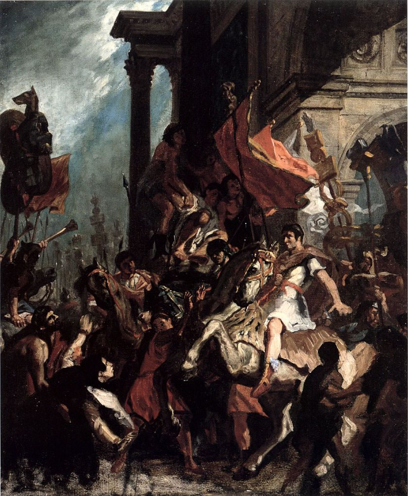 Eugene Delacroix - The justice of trajan