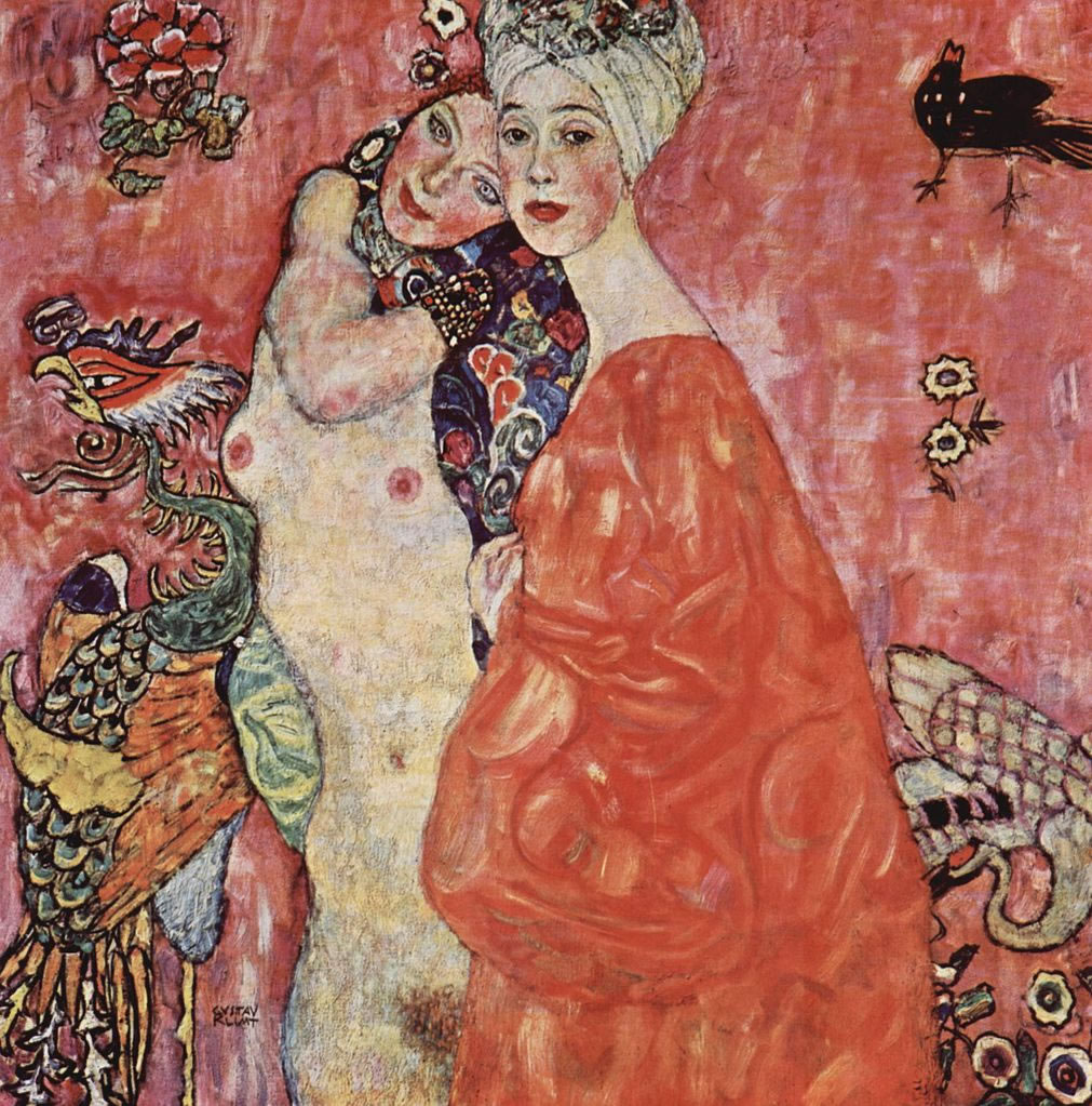 Gustav Klimt - Girlfriends or two women friends