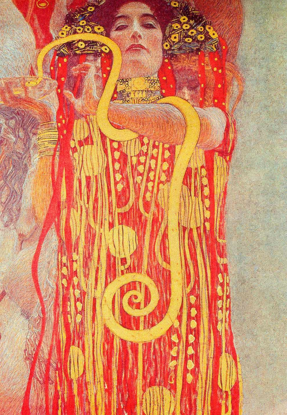 Gustav Klimt - Hygeia detail of medicine