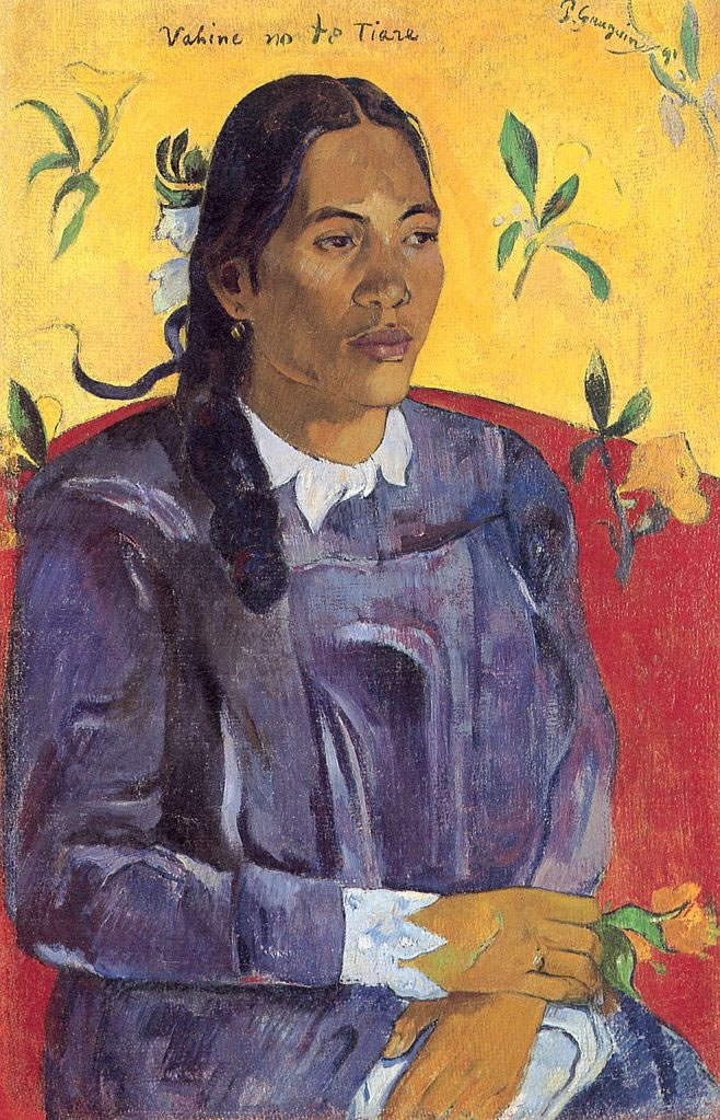 Paul Gauguin - Woman with a flower