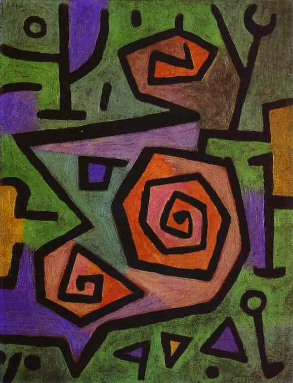 Paul Klee - Heroische rosen heroic roses