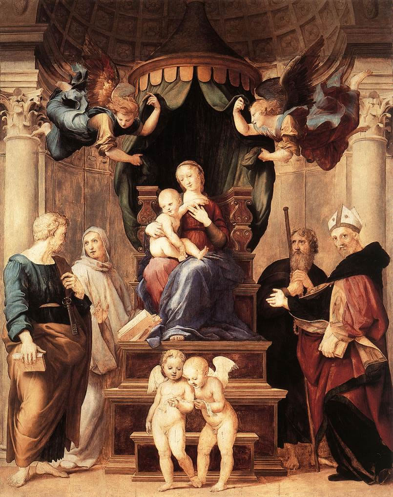 Raffaello Sanzio - Madonna del baldacchino