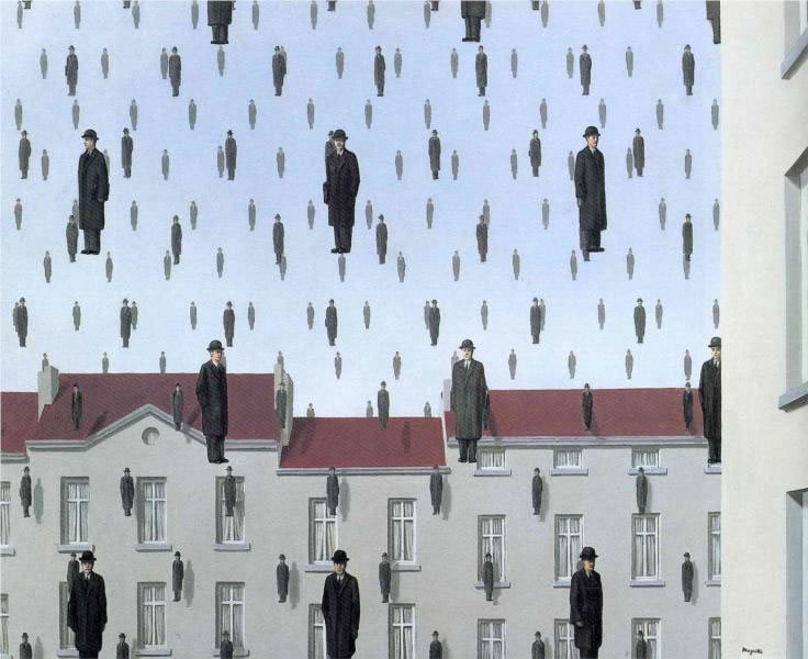 Renè Magritte - Golconda