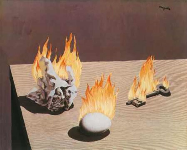 Renè Magritte - The gradation of fire