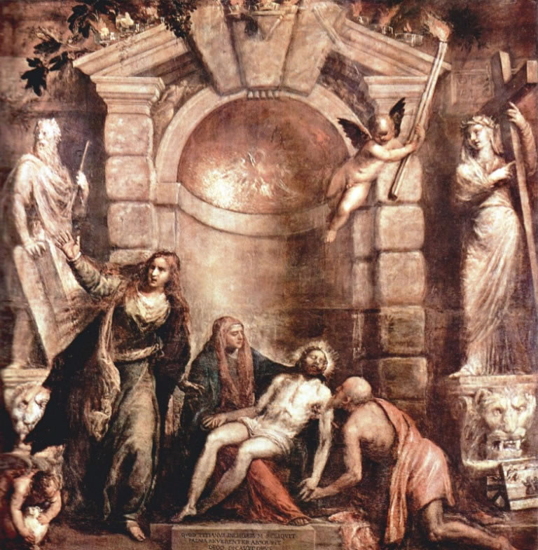 Tiziano Vecellio - Sepoltura pietà