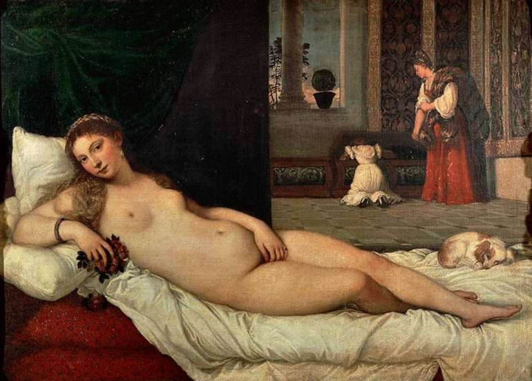 Tiziano Vecellio - Venere di Urbino